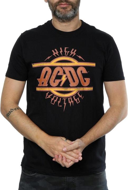 Produktbild AC/DC High Voltage Distressed Logo TShirt (M)