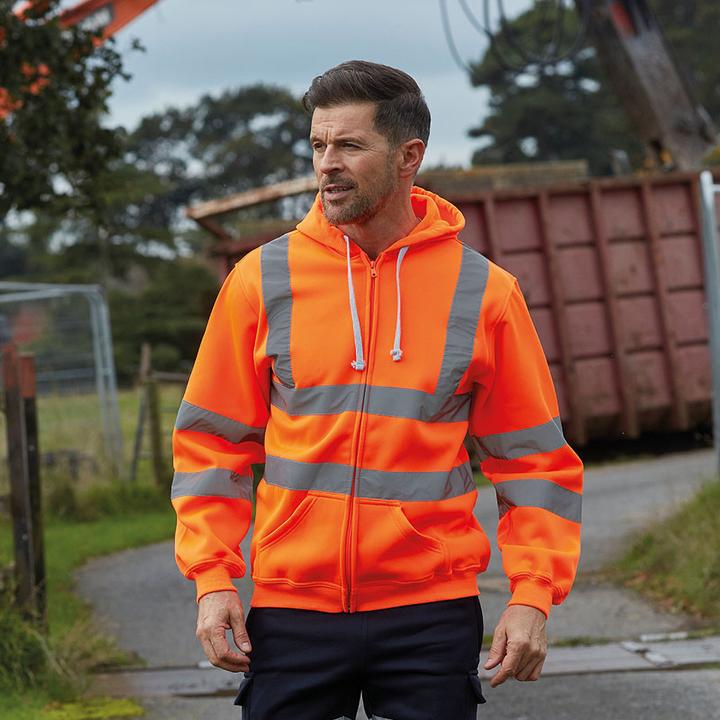 Actual product image Yoko Hi Vis Reflective Work Hooded Jacket (M)