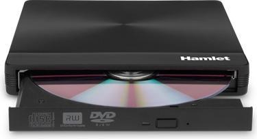 Immagine prodotto Hamlet XDVDSLIM3AC lettore di disco ottico DVD±RW Nero (Unità DVD)