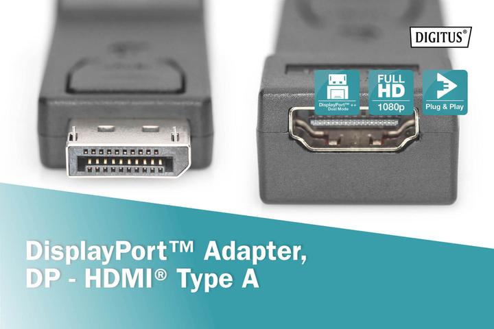 Produktbild Digitus AK-340602-000-S (HDMI, 20 cm)