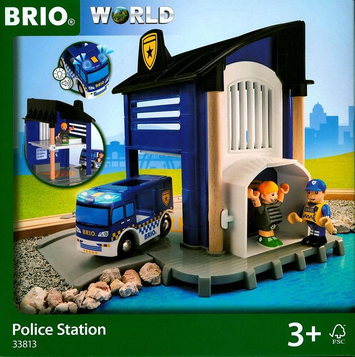Produktbild Brio Polizeistation mit Einsatzfahrzeug
