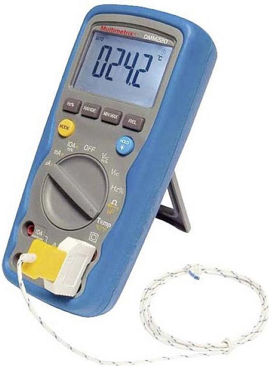Immagine prodotto Multimetrix Multimetro manuale DMM 220 (CAT III 1000V, CAT IV 600V)