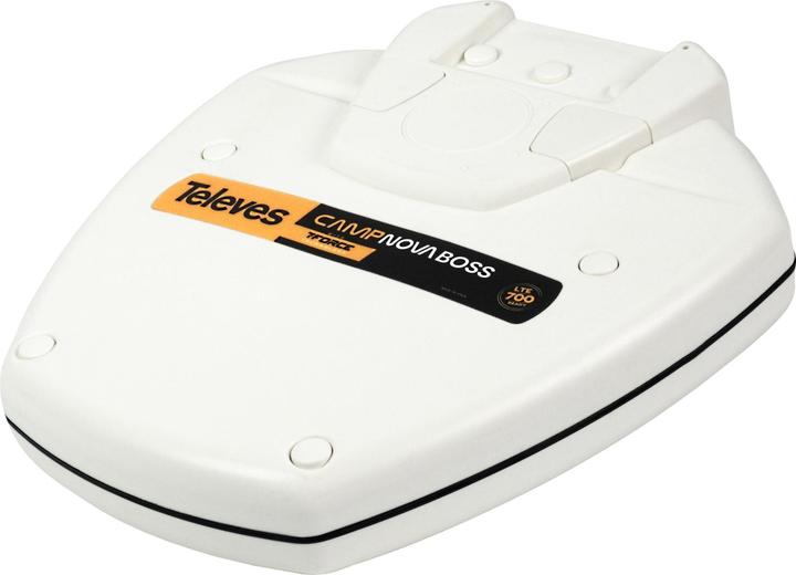 Televes CAMPNOVA2 Antenne de camping FM DAB + DVB-T/T2 b.K48 avec accessoires (Antenne plate, 22 dB, DVB-S / -S2, UKW / MW / LW)