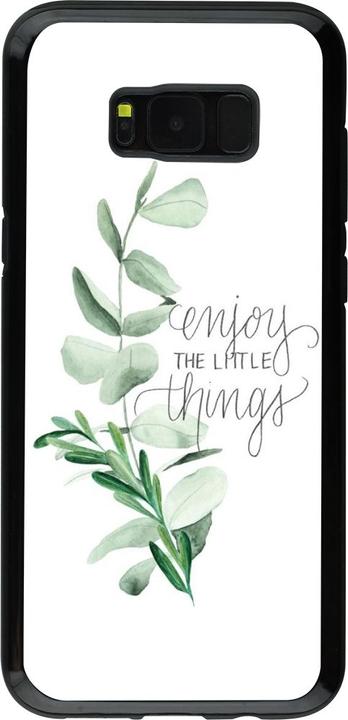 Produktbild PhoneLook Hülle Hybrid Armor schwarz Enjoy the little things (Samsung Galaxy S8+)