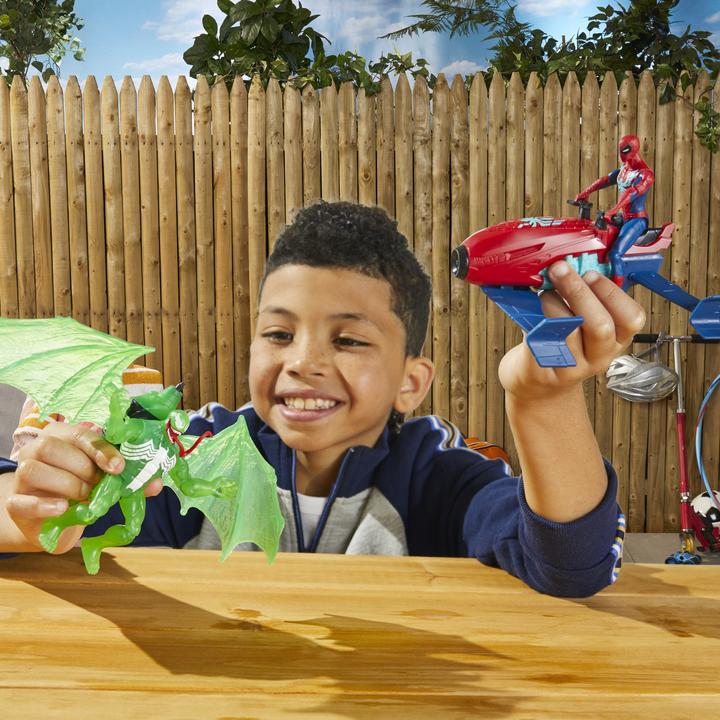 Image du produit Hasbro Spiderman Web Splashers Véhicule Spider-Man Jet Splasher