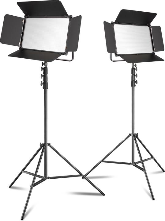 Actual product image Walimex LED Niova 150-F Pro 150W Bi Color Set2 (Surface luminaire)