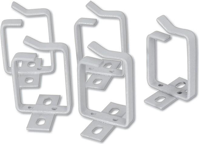 Produktbild Digitus DN-19 ORG-1 Kabelführungsbügel 44mmx60mm grau RAL7035, Set 10 Stück