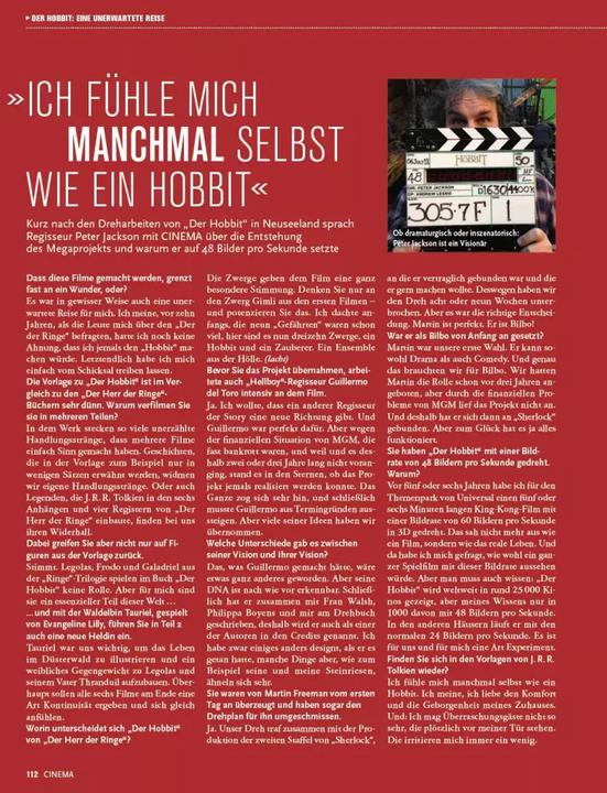 Produktbild Panini Cinema präsentiert: Der Herr der Ringe - Die Chronik