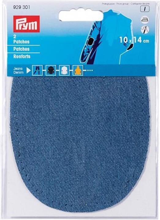 Actual product image Prym Application 10 x 14 cm Blue, 2 pieces (2 x)