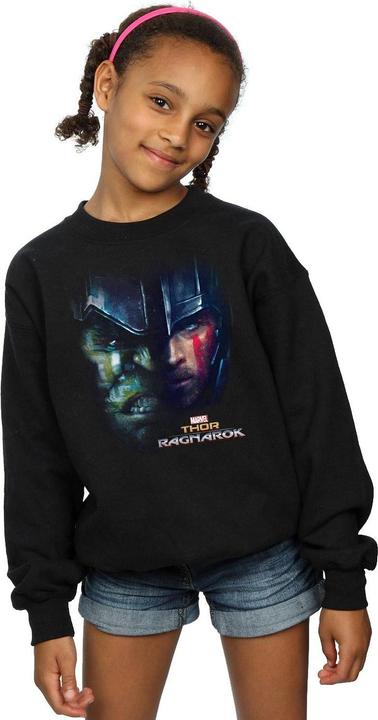 Produktbild Thor Ragnarok Hulk Split Face Sweatshirt Mädchen (152, 158)