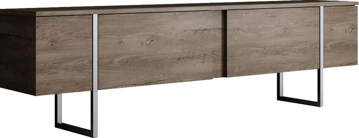 Walnut and silver