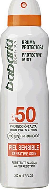 Produktbild Babaria SOLAR PIEL SENSIBLE bruma protectora SPF50 200 ml (Sonnenmilch, SPF 50, 200 ml)