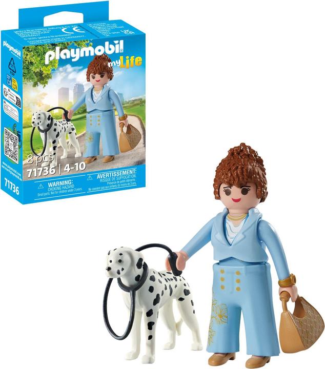 Actual product image Playmobil 71736 Manager with Dalmatian (71736, Playmobil My Life)
