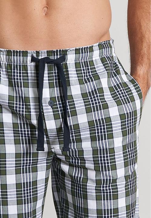 Image du produit Tom Tailor Pantalon de nuit long pour hommes Pantalon de détente avec bande boutonnée à l'entrejambe (54)
