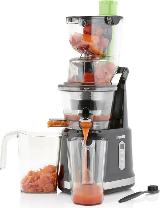 Immagine prodotto Princess 202045 Spremiagrumi lento a riempimento facile - Tramoggia extra large - Alta resa di succo