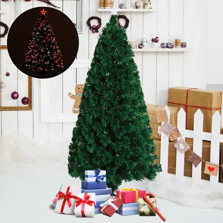 Produktbild Homcom Weihnachtsbaum inklusive Metallständer (150 cm)