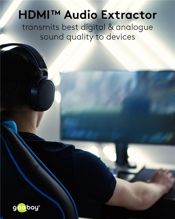 Produktbild Goobay HDMI-Audio-Extractor 4K @ 30 Hz