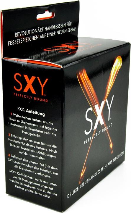 Produktbild Creative Conceptions SXY Manschetten - Deluxe Neopren Kreuzmanschetten - GERMAN