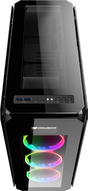 Actual product image Compucase Cougar Puritas RGB - Tower - ATX - without power supply unit (ATX, mATX, Mini-ITX)