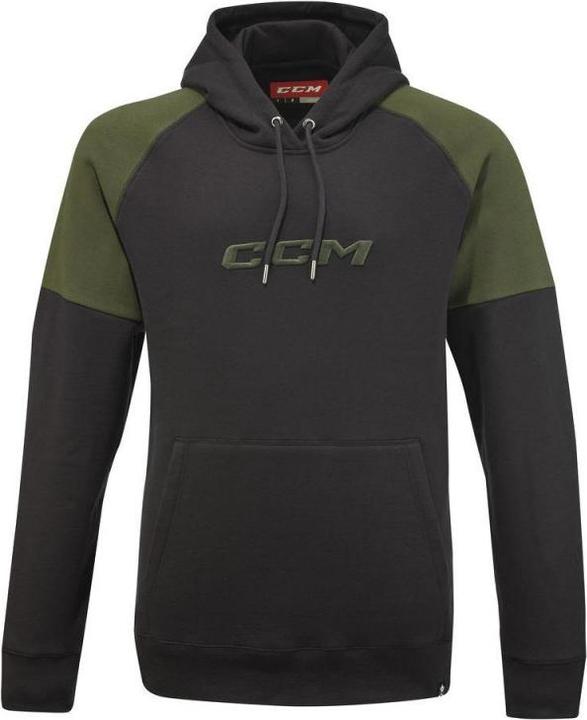CCM CAMO SR Kapuzenpullover (Schwarz, S) (S)