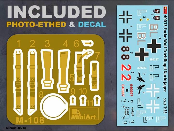 Produktbild Mini art Focke Wulf Triebflugel Nachtjager