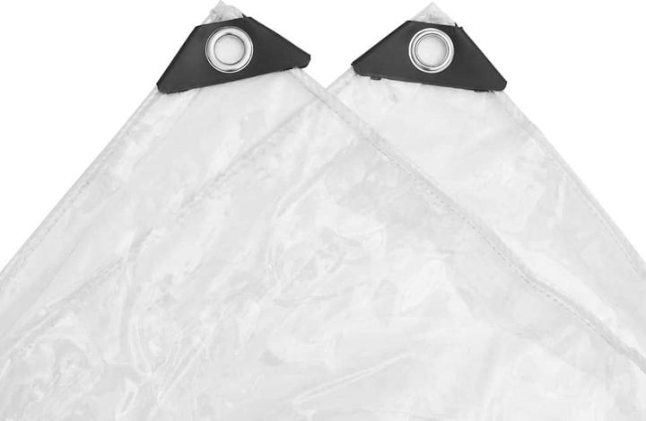 Image du produit VidaXL Bâche transparente avec oeillets 6x8 m PVC Bâche transparente (600 x 800 cm)