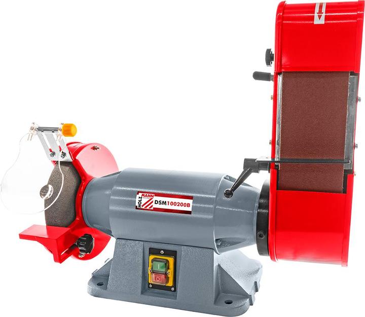 Holzmann Doppelschleifbock mit Schleifband (900 W)