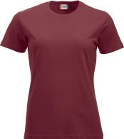 Image du produit Clique T-shirt femme Classic-T 029361, coton, bordeaux, taille L (L)
