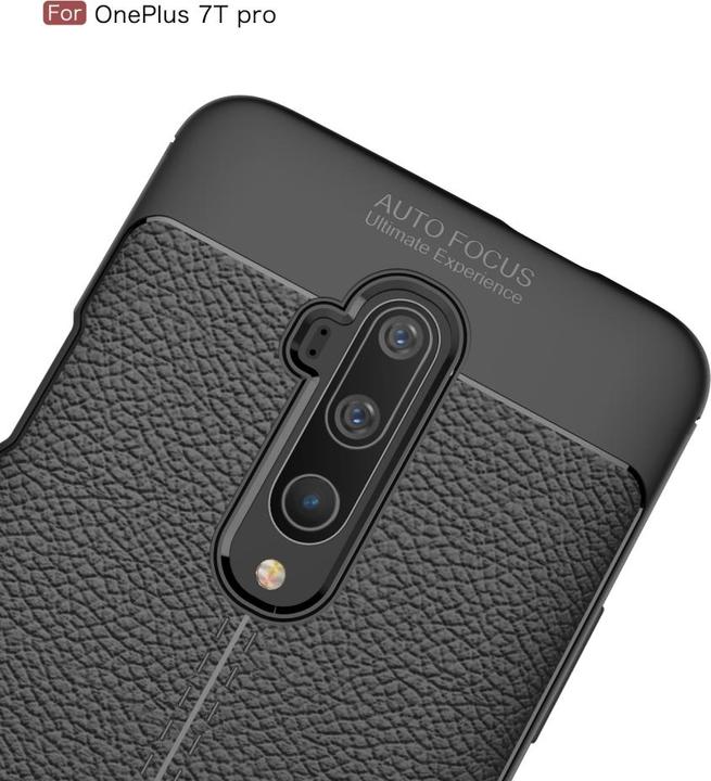Produktbild Screenguard OnePlus 7T Pro Hülle Leather Design TPU Cover (OnePlus 7T Pro)