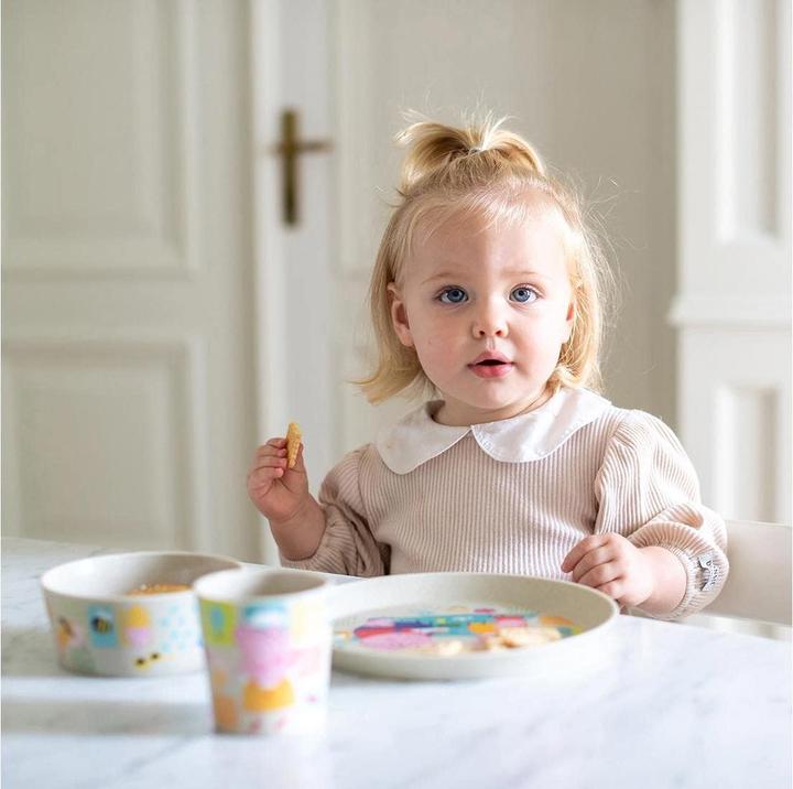 Actual product image Koziol Connect Peppa Pig Children's Tableware Set, 3-piece, Beige