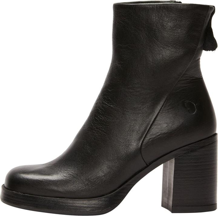 Produktbild Felmini VALERIA D574, der Stiefel mit Absatz von, ist aus schwarzem Leder gefertigt und bietet einen (40)