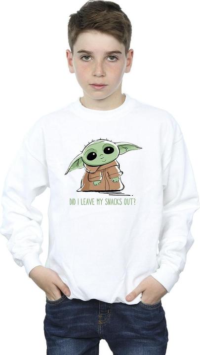 Produktbild Star Wars The Mandalorian Grogu Snacks Meme Sweatshirt Jungen (128)
