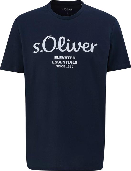 Produktbild S.Oliver T-Shirt Casual Bequem sitzend Logo T-Shirt (3XL)