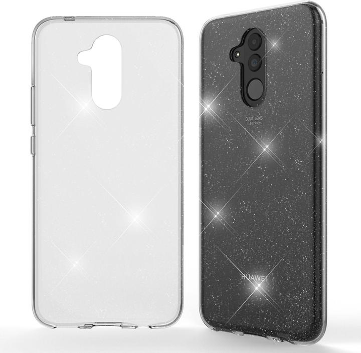 Actual product image Nalia Clear glitter silicone cover (Mate 20 Lite)