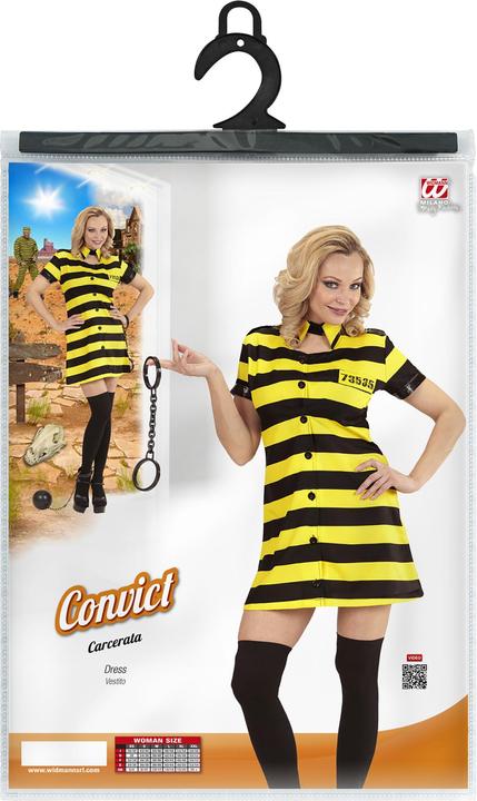 Actual product image Widmann STRÄFLING AUS DEM FRAUENKNAST (dress), M (M)