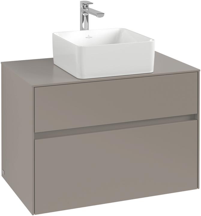 Produktbild Villeroy & Boch Collaro Waschbeckenunterschrank 800x548x500 mm, 2 Auszüge, für Waschbecken mittig