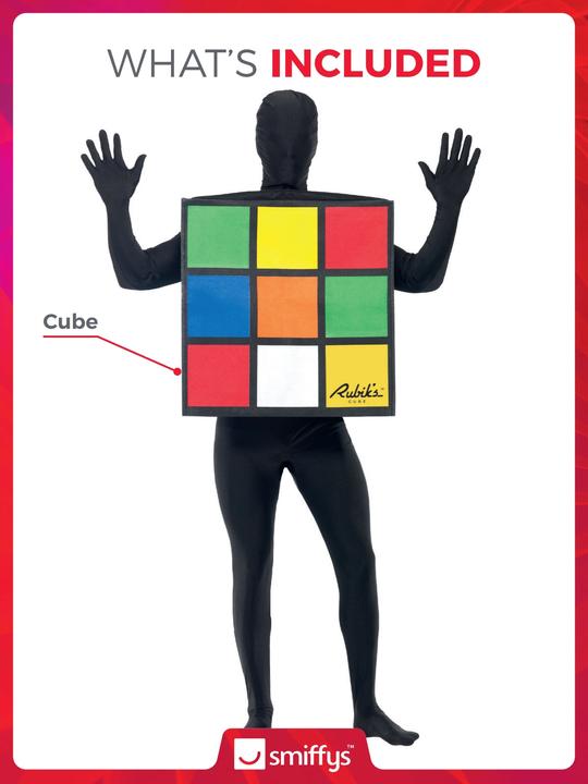 Produktbild Smiffys Rubik's Cube (One Size)