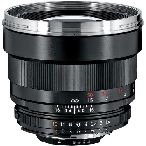 Zeiss Objectif Planar T 85mm, f/1.4, Nikon (Nikon F, Plein format)
