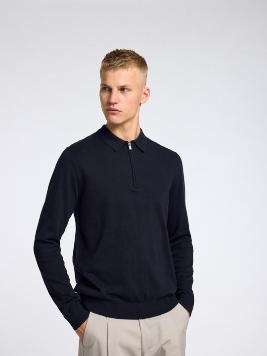 Produktbild Selected Homme Strick Langarm-Poloshirt (XL)