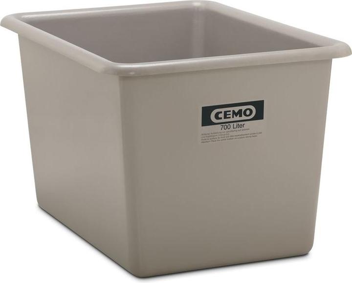 Image du produit Cemo Grand récipient en plastique renforcé de fibres de verre