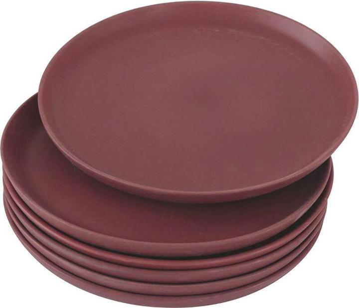 Produktbild Bormioli Rocco Porzellanservice Mika 24 teilig bordeaux (24 Stück)
