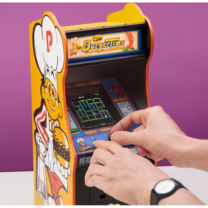 Actual product image Numskull Quarter Scale Arcade Cabinet - Burger Time