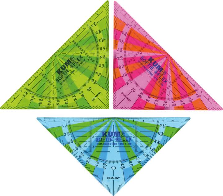 Productafbeelding Kum Geometrische driehoek Softie Flex (160 mm)