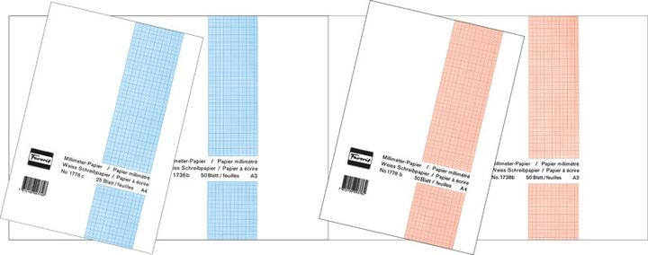 Produktbild Favorit Millimeterpapier Block (A3, Kariert, Weicher Einband)