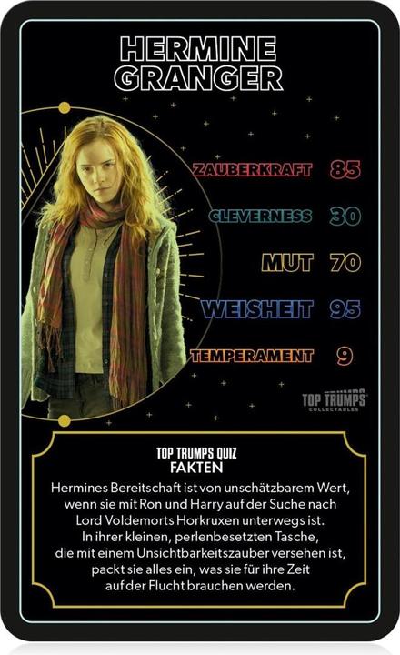 Produktbild Winning Moves Top Trumps Collectables Harry Potter Heroes of Hogwarts (Deutsch)