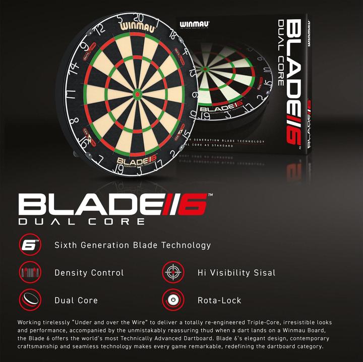 Actual product image Winmau Blade 6 Dual Core