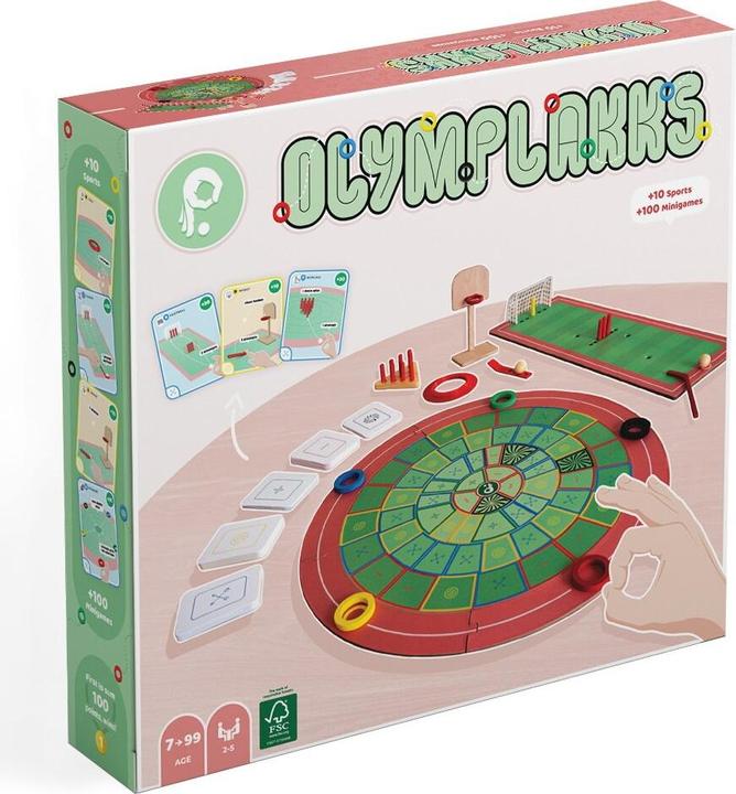 Actual product image Plakks OLYMPLAKKS - More than 10 differnet sport (Multilingual)