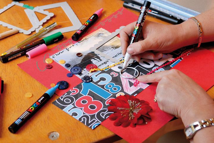 Produktbild Posca Marker PC-3M Rundspitze (Weiss, 1.30 mm, 1 x)