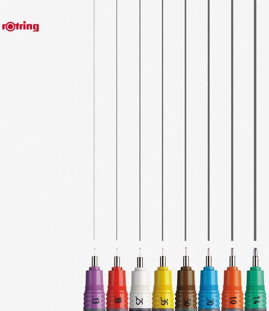 Produktbild Rotring Tuschefüller rapidograph mit auswechselbarer Kapillarpatrone (Safran)