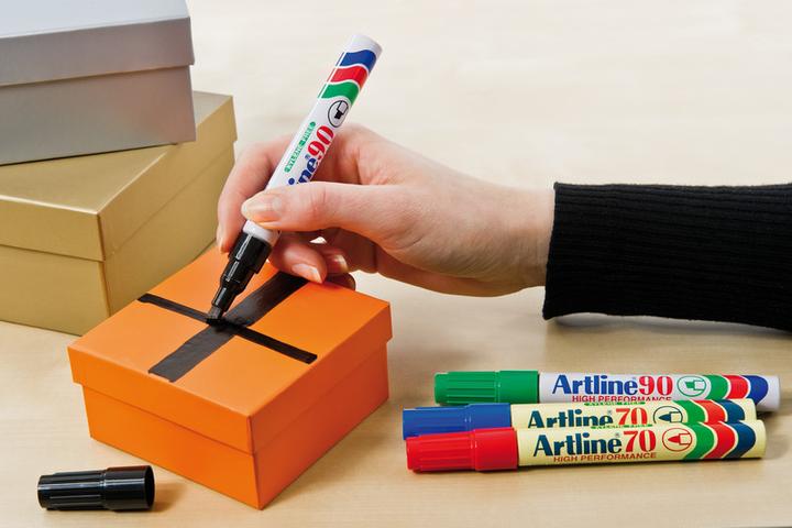 Actual product image Artline Permanent Marker 90 (Black, 2 mm, 1 x)